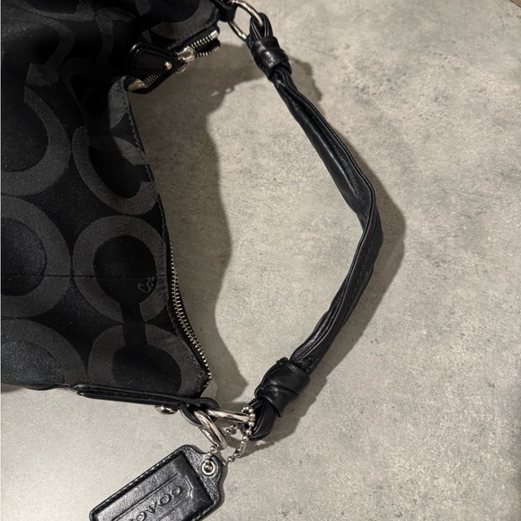 Coach Kristin Op Art Sateen Satchel Purse! GUC!! - Picture 5 of 13